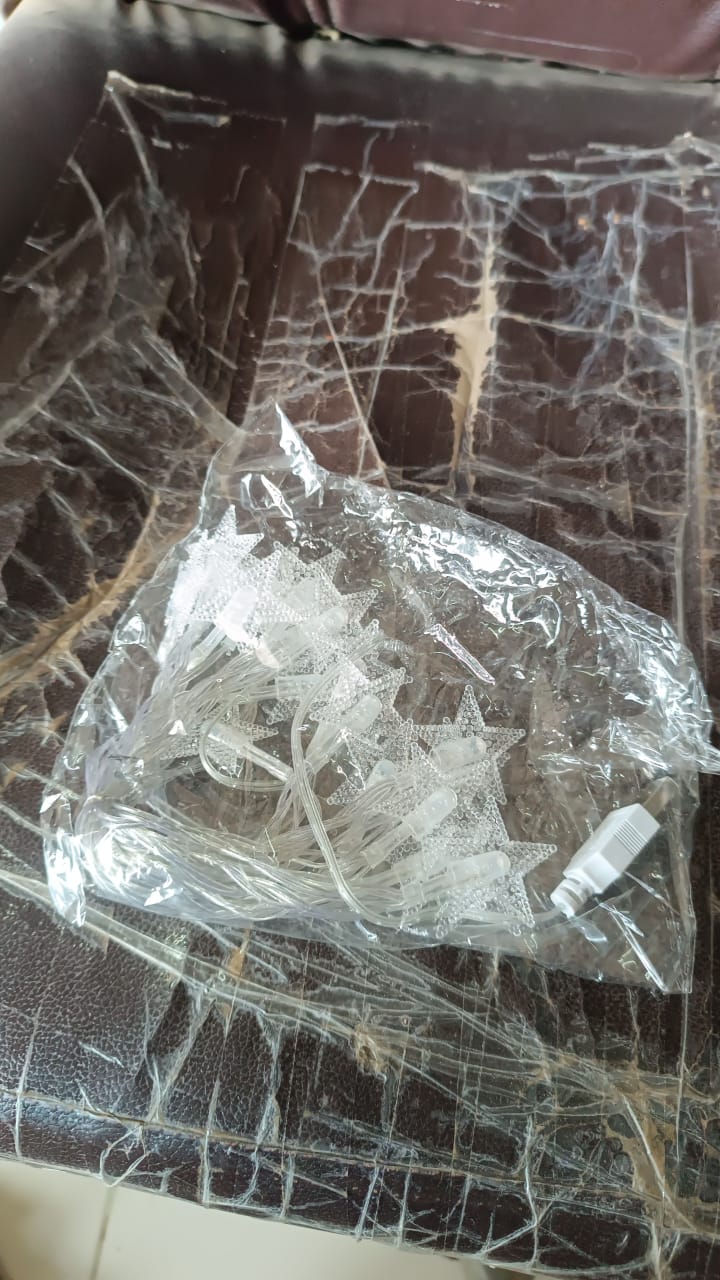 USB Powered 20 LED Decorative Star String Fairy Lights