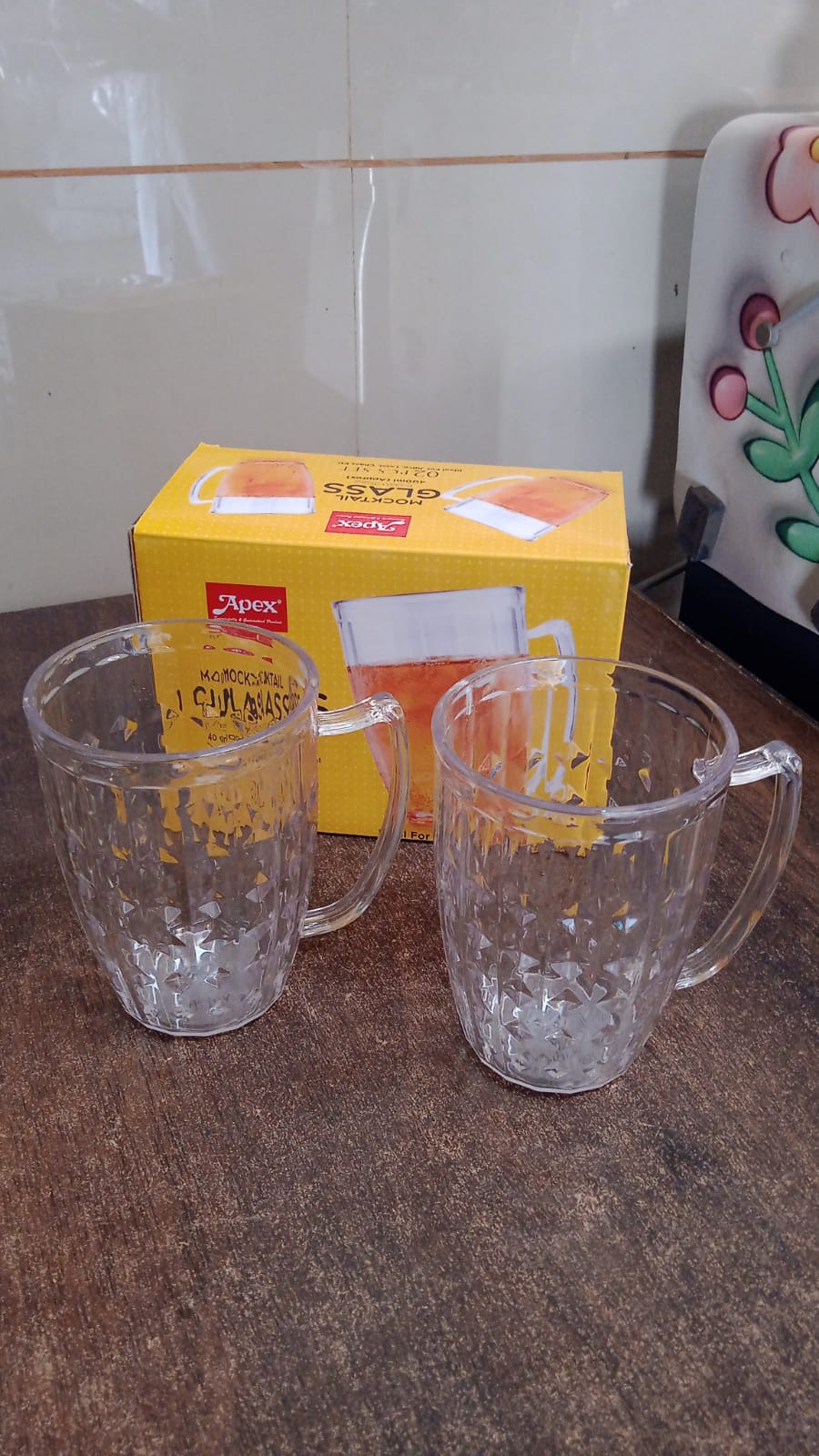 Apex Mocktail Mug Glass (2 Pc Set / 400 ML)