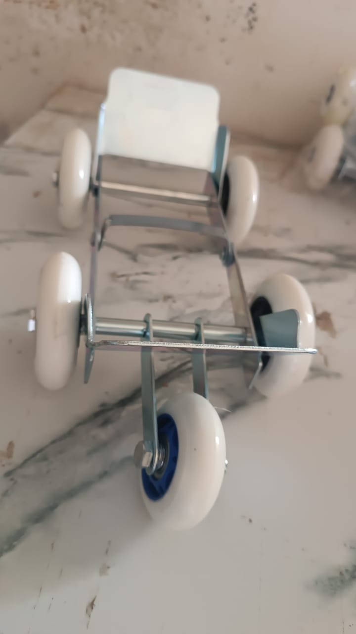 Universal Scooter/Bike Parking Support Roller with Heavy-Duty Wheels (1 Pc)