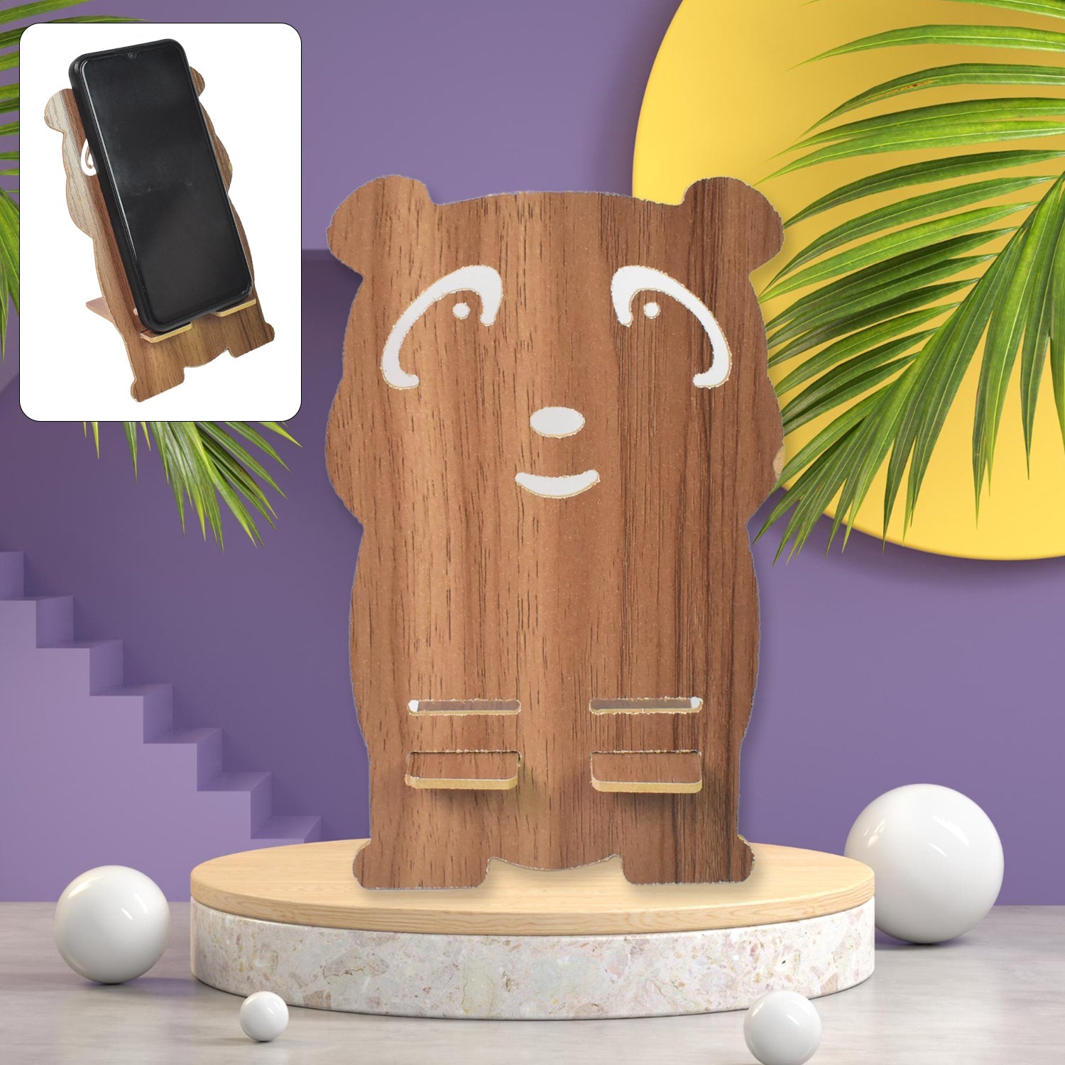 Wooden Mobile Stand