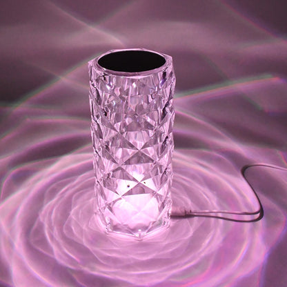 Crystal LED Touch Table Lamp