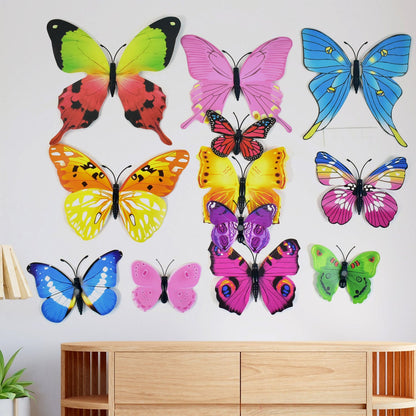 Decorative Colorful Butterfly Wall Stickers