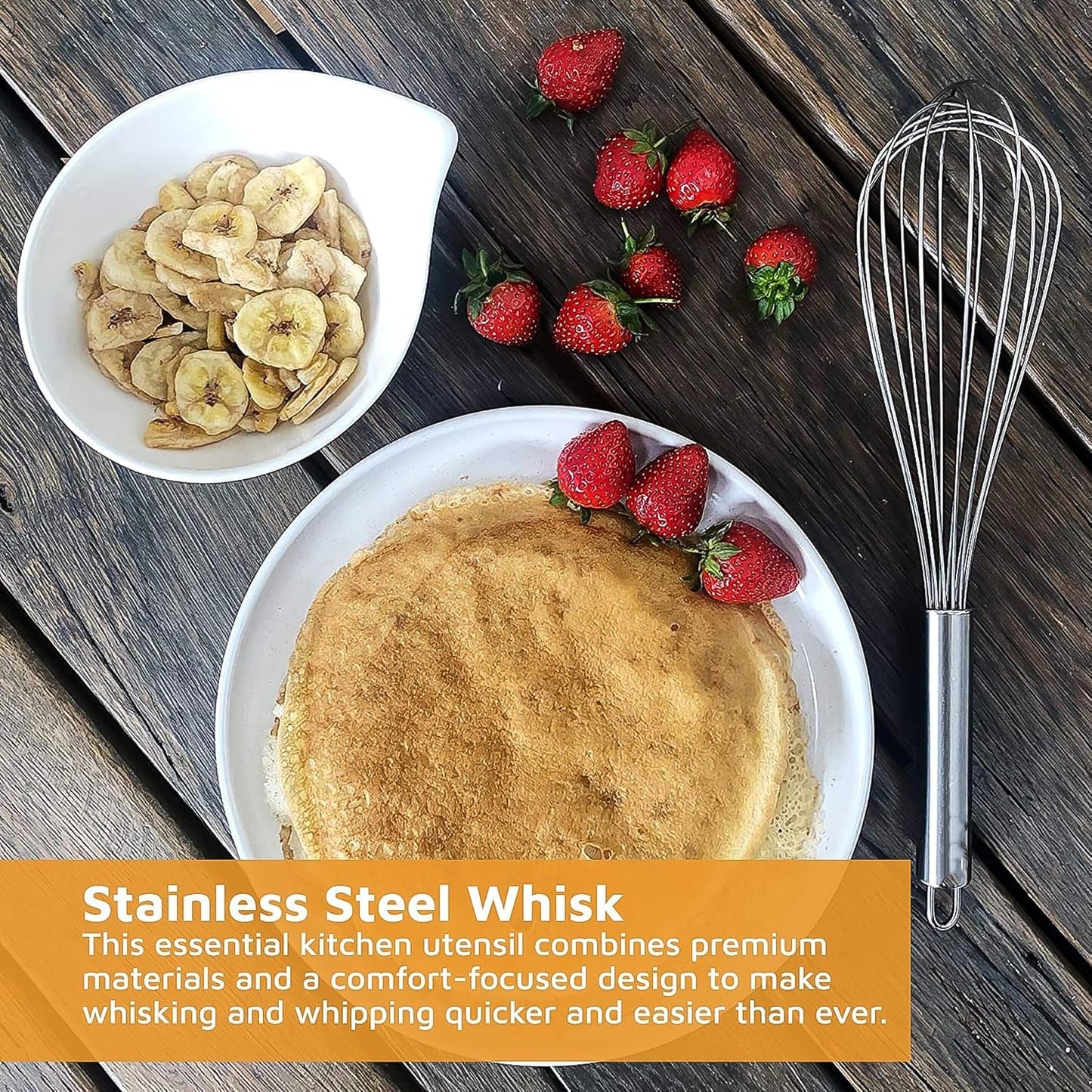 Durable Stainless Steel Balloon Whisk 