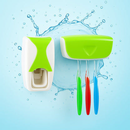 Toothpaste Dispenser & Tooth Brush with Toothbrush