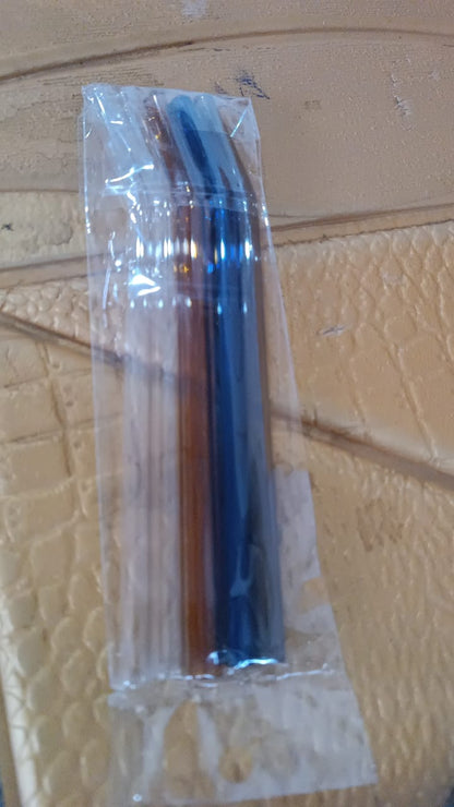 Reusable Glass Straws Clear Glass Drinking Straw (5 pcs Set)