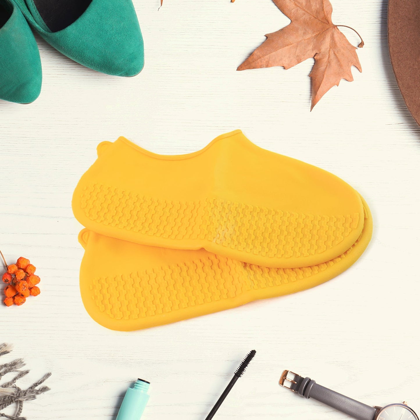 Yellow Foldable Shoe Protector