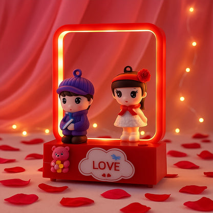 Decorative Love Couple LED Figurine Light (1 Pc)