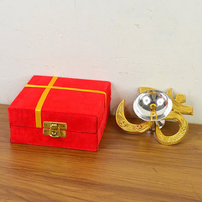 Om Symbol Brass Oil Diya (1 Pc)
