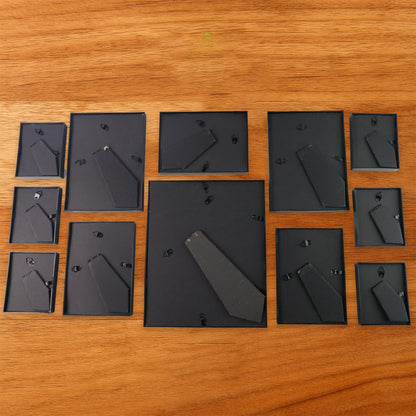 Black 12 Photo Frame Set
