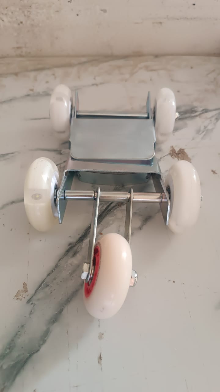 Heavy-Duty Motorcycle Front Wheel Parking Roller Stand (1 Pc)