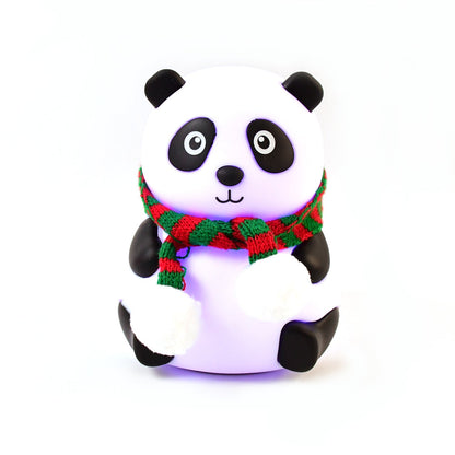 7 Color LED Silicone Panda Lamp