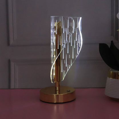 Modern Crystal LED Table Lamp (1 Pc)