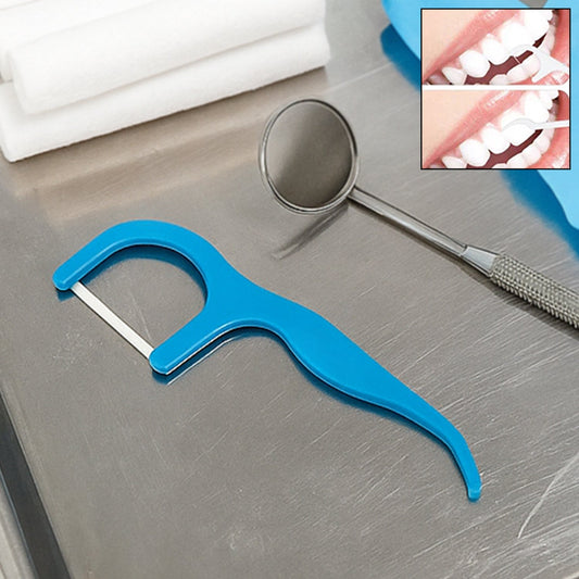 2 In 1 Tooth Picks Flosses, Portable Toothpicks, Resealable Oral Care Dental Flosser, Easy Storage Dental Pick for Fresh Breath and Healthy (30 Pcs Set) (Mix Color)