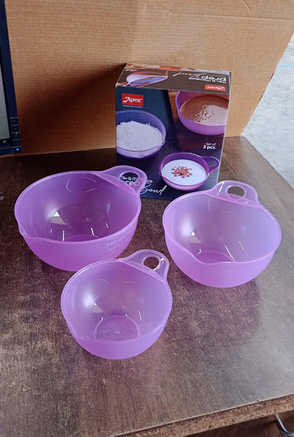 Apex Mix & Measure Prep Bowl Set – 3 Pieces