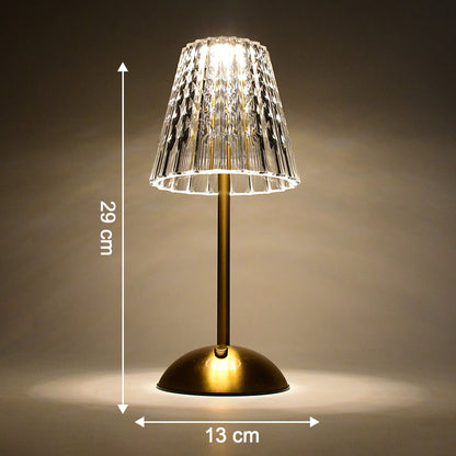 Premium Elegant Shade Crystal Table Lamp (1 Pc)