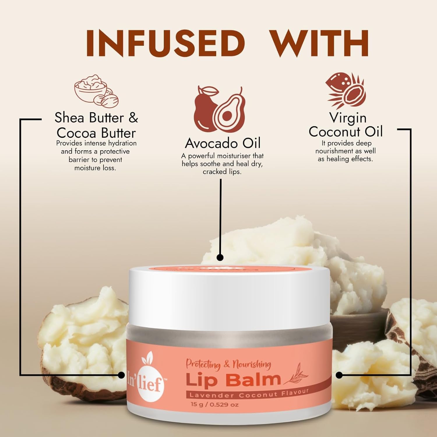 In'lief Protective & Nourishing Lip Balm