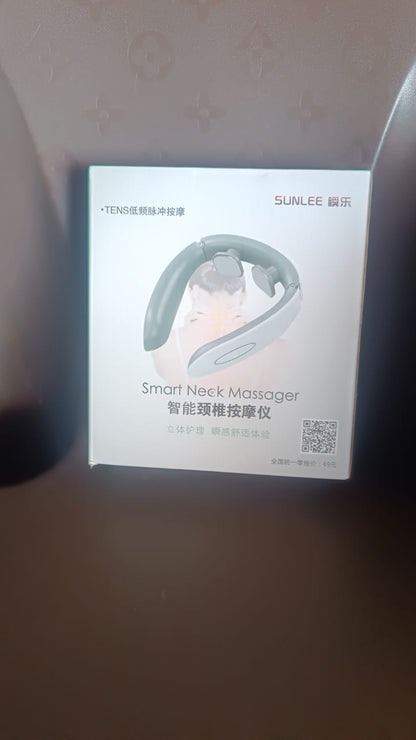 Electric Neck Massager for Deep Tissue Pain Relief Cervical Vertebra Massager