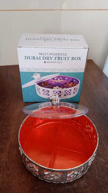Silver Dry Fruits Box