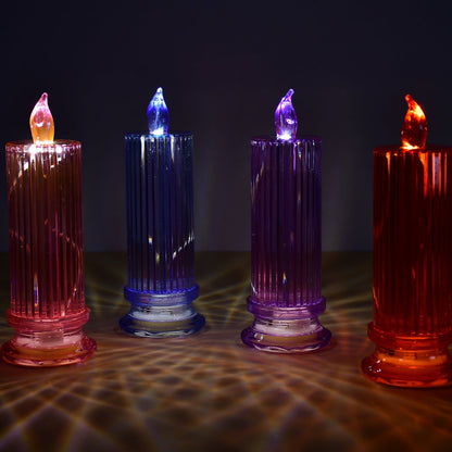 Big Simple Candles Crystal Lights