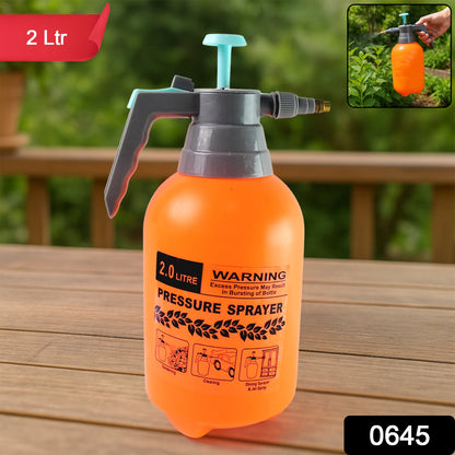 Water Sprayer Hand-held Pump Pressure Garden Sprayer - 2 L (Mix Color)